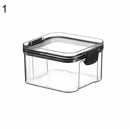 Multipurpose Food Storage Containers Set - Clear Jars with Lids for Cereal, Candy, and Dry Goods