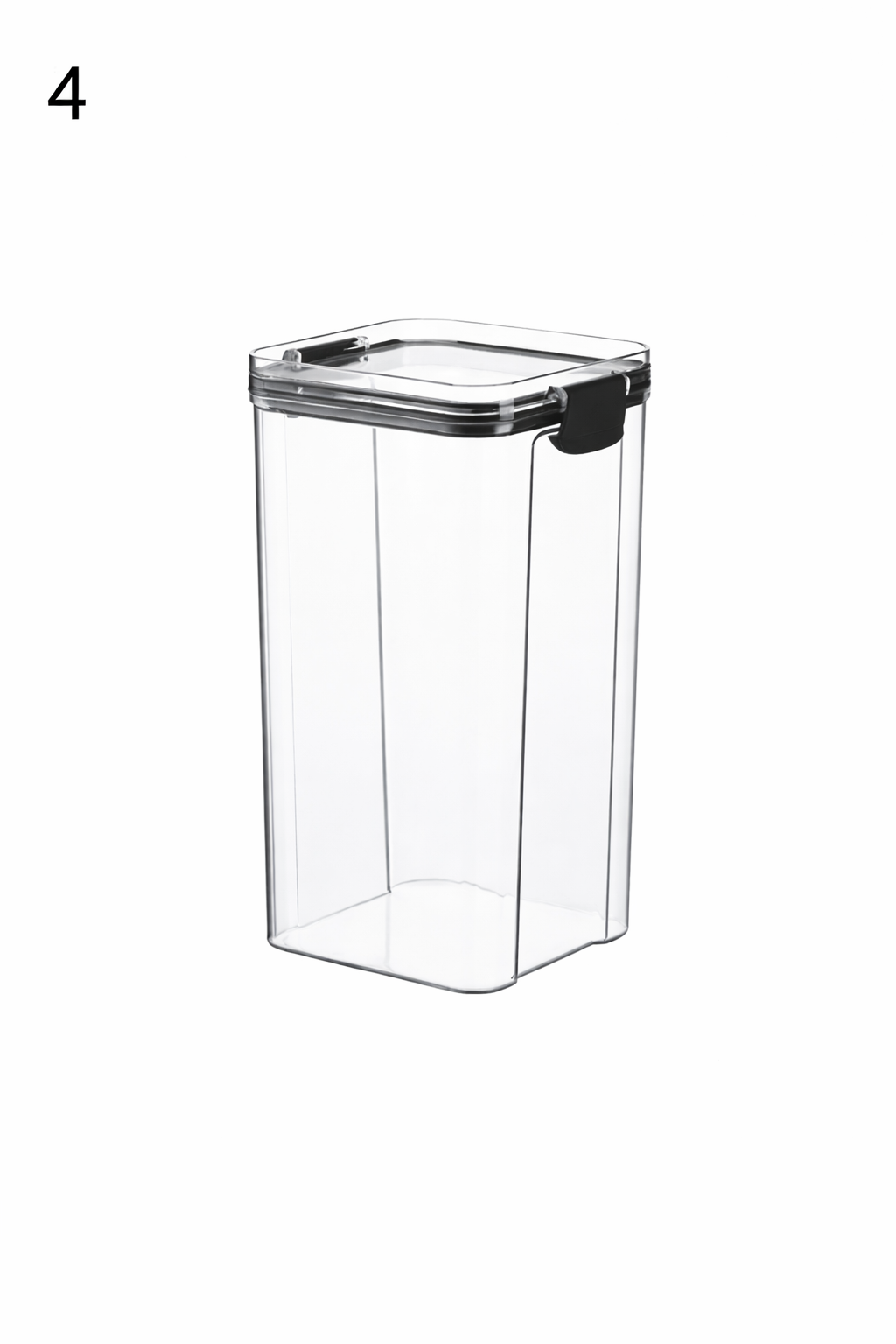 Multipurpose Food Storage Containers Set - Clear Jars with Lids for Cereal, Candy, and Dry Goods